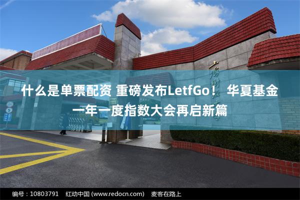 什么是单票配资 重磅发布LetfGo！ 华夏基金一年一度指数大会再启新篇